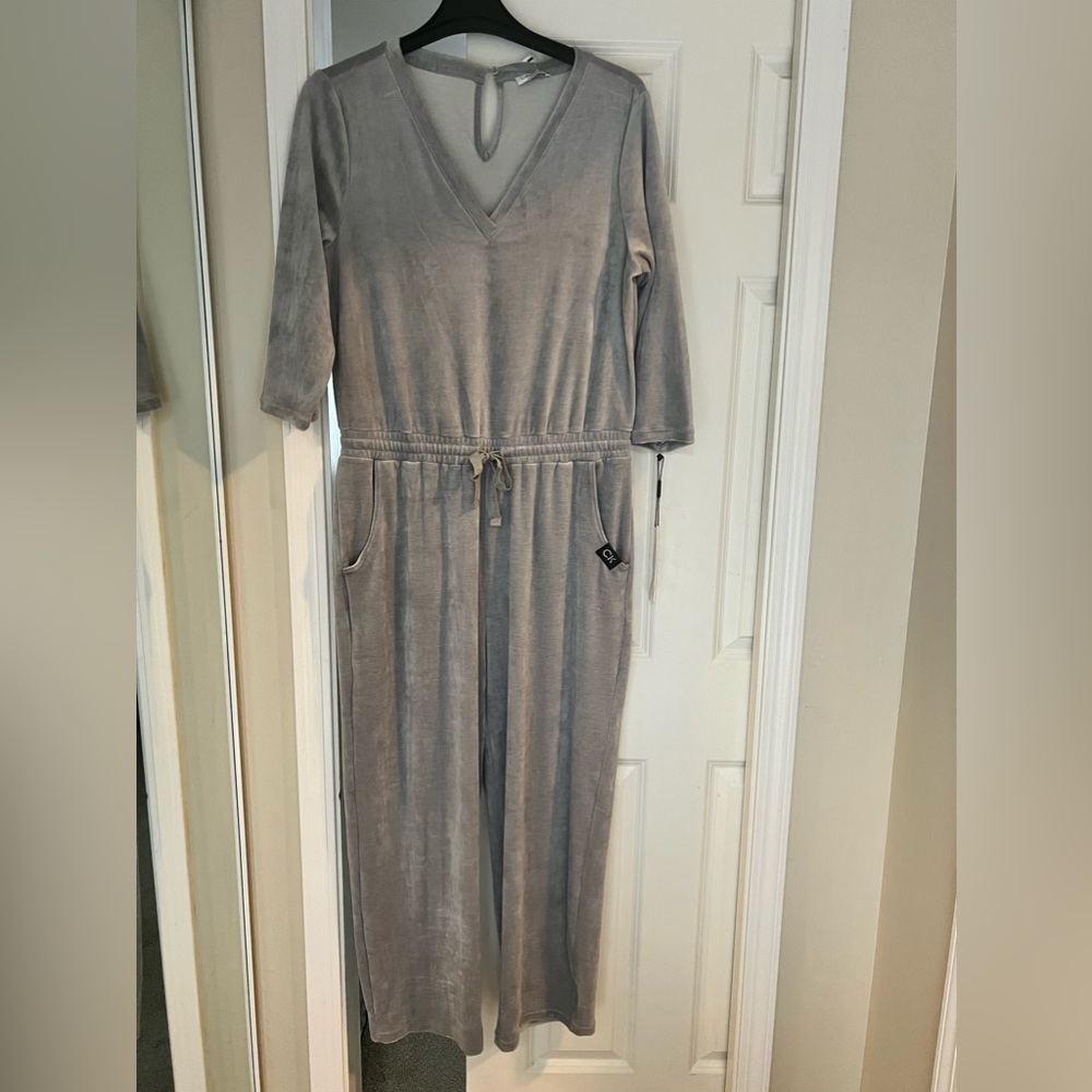 Calvin Klein velvet jumpsuit